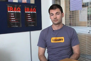 Rob is concerned about the weapons used in Iraq