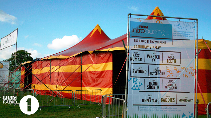 The BBC Introducing tent at Radio 1's Big Weekend