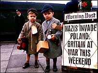 Evacuees from the BBC play 'Cazalets'