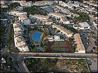 Aerial view of the Mark Warner Ocean Club