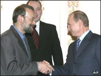 پوتين و لاريجانی در مسکو