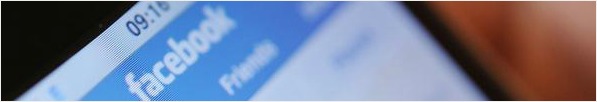 Facebook on a mobile phone