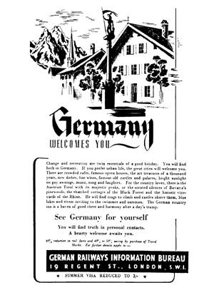 1930's German holiday brochure