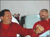 Fidel Castro e Hugo Chávez
