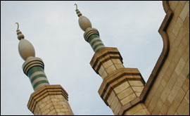 Roofline of mosque on harehills lane