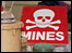 Mines sign