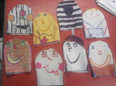 Puppets - front view