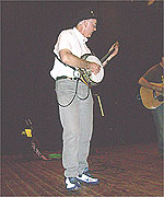 Man playing banjo