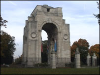 Cenotaph at Victoria Park in Leicester