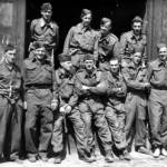 Reg, third from left on front row. With the Home Guard, 1942