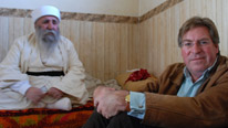 Edward Stourton with Baba Sheikh, "Pope" to the Yezhidis