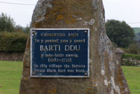 Cofeb i Barti Ddu yng Nghasnewydd Bach
