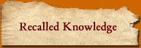 Recalled Knowledge