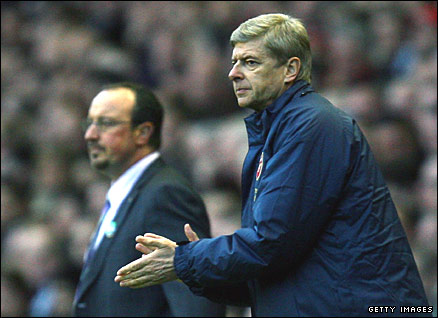 Rafael Benitez and Arsene Wenger