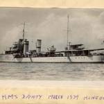 HMS Dainty 21st. destroyer flotilla Hong Kong 1939
