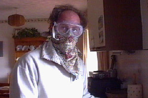 Mark protects himself