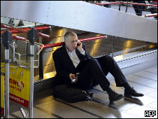 Пассажир в аэропорту