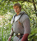 Arthur's (Bradley James) life hangs in the balance