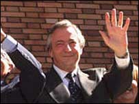 O presidente argentino, Néstor Kirchner