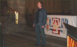 Kevin singing his solo