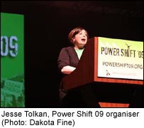 Jesse Tolkan, Power Shift 09