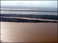 The Essequibo from the air