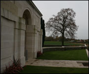 Entrance at Fampoux Cemetery