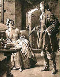 Lady Cathcart held prisoner by her husband. - Picture courtesy of Tempo Manor