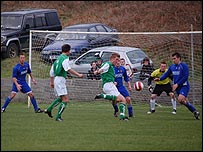 Football: Guernsey v Alderney Muratti Semi 2007