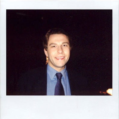 David Walliams make-up polaroid