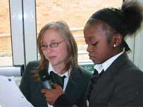 students at Lord Grey school