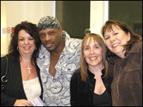Alexander O'Neal with fans