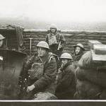 'C' troop gun pit 1/11/1939 La Coguere. Hitler is expected to march on the Low Countries