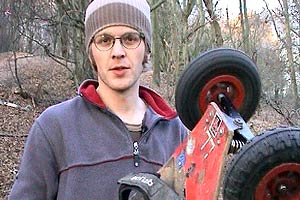 Adam and his mates love the rush from mountain boarding