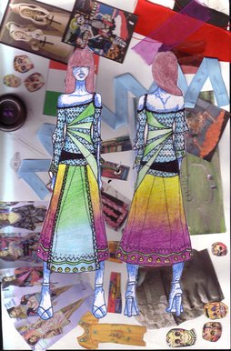 Mexican inspired dress design