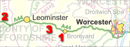 Map of A44