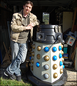Over the last five years Doug has built eight Daleks