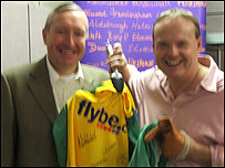 Andrew Goulborn, Mark Murphy and a Norwich shirt