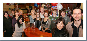 The characters of Bryncoed in the Ty Mawr pub