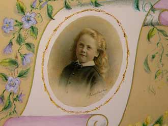 A typical Victorian image of a young child, in this case of young Henry Locock