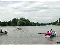 Thorpeness boating lake