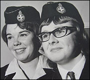 Yvonne (right) with her friend