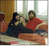 Niall and Pippa with James aged 18 months