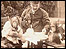 An ape tea party at Belle Vue in 1920