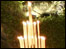 Candles at Lourdes Grotto