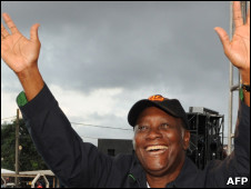 Alassane Ouattara, Ivorian presidential candidate 