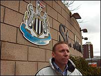Joe Allon at St James' Park