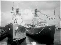 Ships in Chatham's heyday