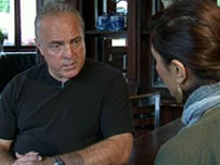 Anita speaking to Norman Brennan, former police officer