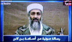 Osama bin Laden on TV